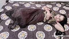 Skinny Indian Muslim Bhabhi enjoys hardcore sex with rough fucking and cum in mouth