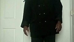 Stretching Arms For Exercise As If It's Masturbating With Intense Emotion