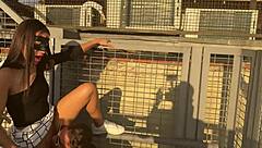 Screaming Teen Fucks Boss On Stairs With Big Cock Fetish