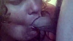i feel so humiliated giving amateur blowjob with cum in stacys pussy as mature milf wife in bedroom quickie