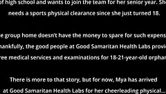 mya spreads for cheerleading physical 😏