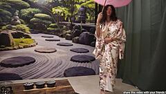 Hot night with stunning Japanese geisha Eliva Love 😘