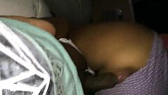 the latina girl rides a big black cock hard