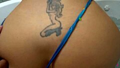 SLUTTY LATINA MANDY WATERS GETS DICKED DOWN BY TEDDY TARANTINO IN THE BATHTUB!