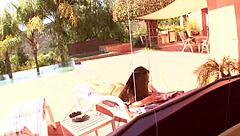 Holiday LESBIANS engage in passionate KISSING and LICKING