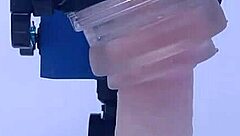 Rubjoy uses fleshlights on stunt cock