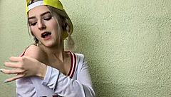 Horny Babe Teases For Cum On Tits