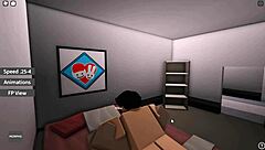 Having intense sex with wife in roblox showing big ass and pussy