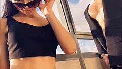 Hot Pornstar Sasha Rose Dances A Sexy Striptease!