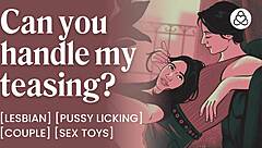 Tied Girlfriend Teased With Vibrator.