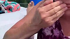 Nicebigddd sucks dick in public for cumshot