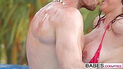 Babes Elegant Anal Fun Pool Starring Joel And Martina Gold Clip