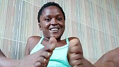 introducing crazybitch, the first ebony female who squirts easily