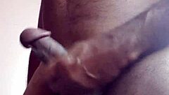 Early morning homemade cumshot on ass feels so good