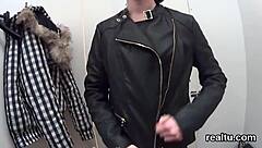 Striking czech teen 18+ tempted in the mall and banged in pov