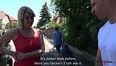 Cumshots On Pickup Whore In Van Backseat With Missionary And Blowjob