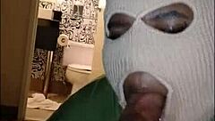 Super Sloppy Deep Throat Blowjob From Masked Girl