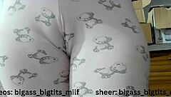 Mature Woman Masturbates In Pajamas With Camel Toe