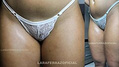 Oiled Tanned Legs In Lingerie Tease In Dorm Room