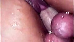 She squirts during orgasm as I fuck her big ass