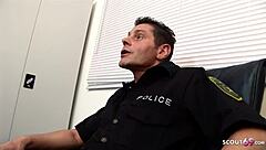 blonde secretary with huge tits gets rough office fuck from boss