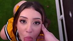 stepsistershd - cute latina teen 18+ stepsister and big dick stepbrother family sex while learning basketball pov - violet gems peter green