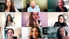 I got cum in my tight pussy during zoom class