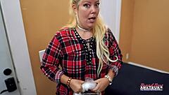 nikki j gives a blowjob and gets fucked in pussy and butt