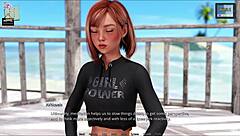 Intense gameplay in sunshine love 35