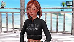 Intense gameplay in sunshine love 35