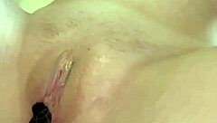 18yo Amateur With Pale Huge Natural Tits Cums Hard All Over Her Stuffed Panties The Panty Bank - Used Panties