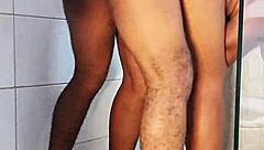 First bathroom fuck with roommate