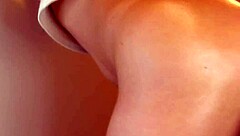 Sleepwalking Japanese step daughter gets cum on ass uncensored