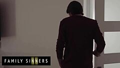 Beautiful Petite Brunette Gets Pussy Pounded by Step Grandpa