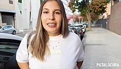 Zivanka, the teen 18+ with huge ass, gets caught on the street by Torbe for some fun