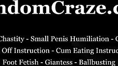 i am your mistress, you are nothing to me in this bdsm domination