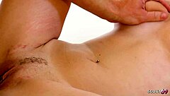 Natural Virgin Teen Tricks Masseur for First Fuck