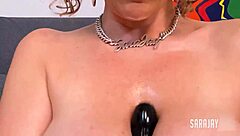 luscious sara jay playing with massive tits