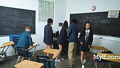 The taboo fantasy turns the teacher and student on intensely