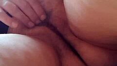 I Masturbate My Plump Unshaven Wet Pussy Under A Short Miniskirt Reaching Orgasm