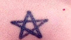 Mature woman spreads her big pussy in nature's secret garden