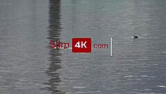 Skinny Babe Deepthroats And Doggystyles In Threesome With Driver And Servant