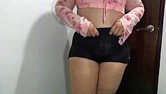 my mother-in-law's perfect sexy big ass shaking before bed