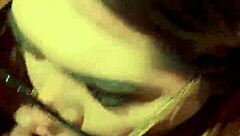 I enjoy watching my sexy secretary give me oral in close up, her natural tits on display.