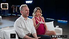 Fit Blonde Hotwife Cassie Bender Receives BBC Creampie. Hubby Watches the Interracial Doggystyle Action