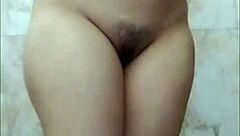 Asian Chubby Girl With Big Natural Tits Gets Fingered In Bathroom