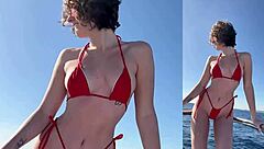 Babe Enjoys Rough Blowjob and Monster Cock on Yacht with Creamy Pleasures