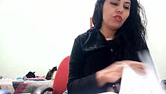 Sexy Indian Pornstar Sarah Rosa in Bizarre Fetish Vlog