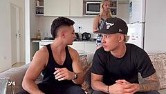 Horny Argentinian Stepsister Self-Sucks While Cuckold Watches