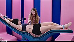 Brill Angel tied up and tickled by Nata Gold